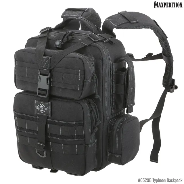 maxpedition-agr-typhoon-rucksack-13l-black-molle image 1