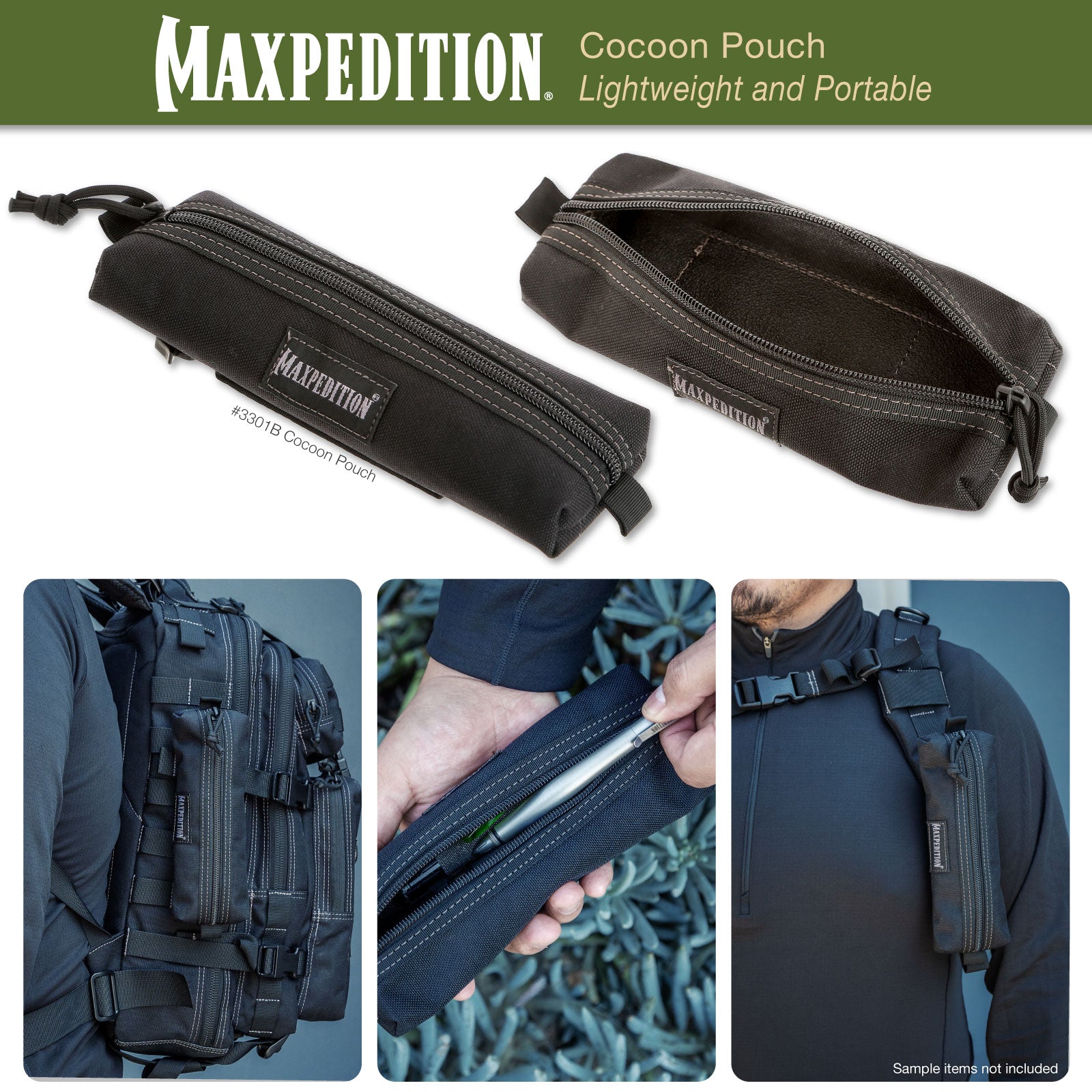 maxpedition-cocoon-pouch-molle-tasche-khaki-20cm image 8