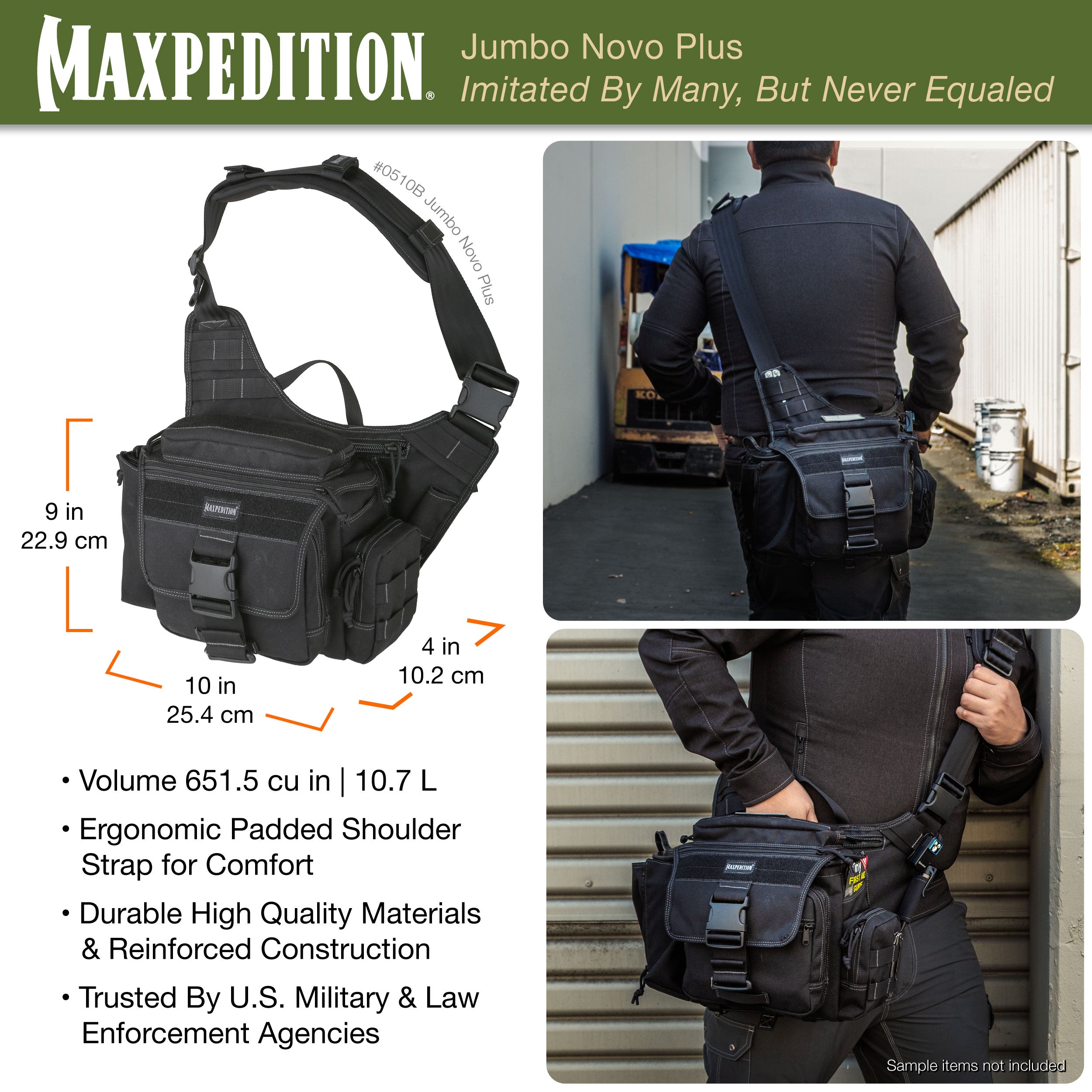 maxpedition-jumbo-novo-plus-versipack-tasche-schwarz image 5