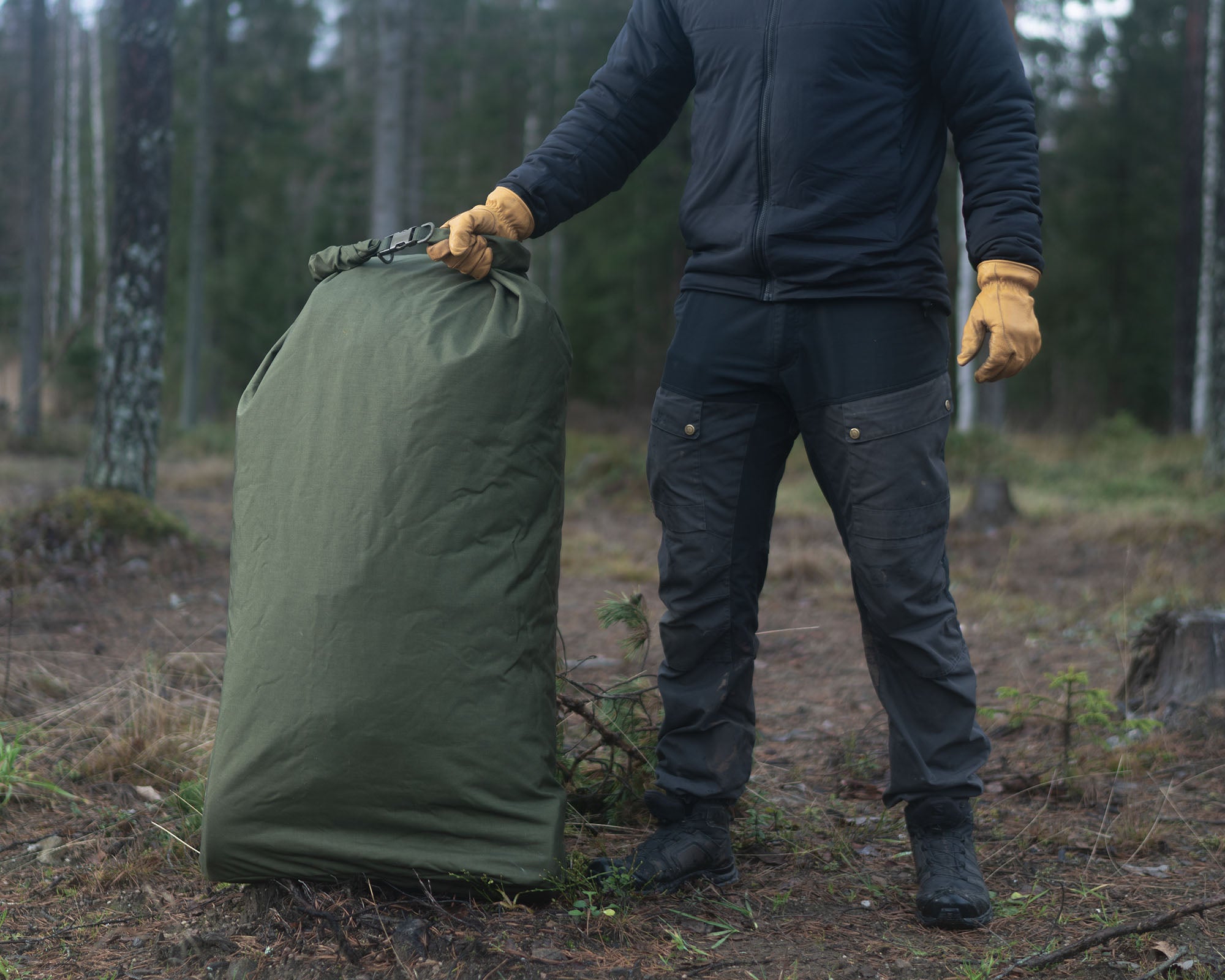 savotta-keikka-rolltop-packsack-40l-gr-n-500d image 2