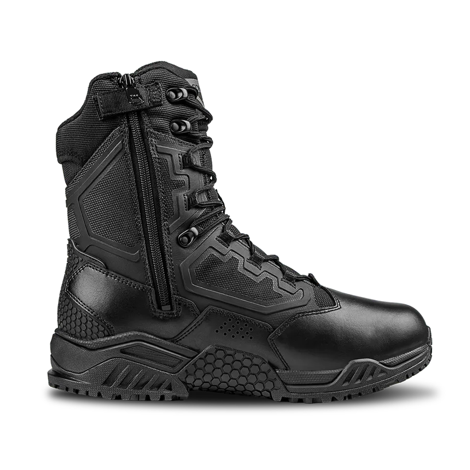 condor-brigade-8-zip-einsatzstiefel-schwarz-seitenrei-verschluss image 1