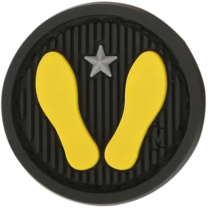 maxpedition-yellow-footprints-patch-full-color-mini-pvc-aufn-her image 2