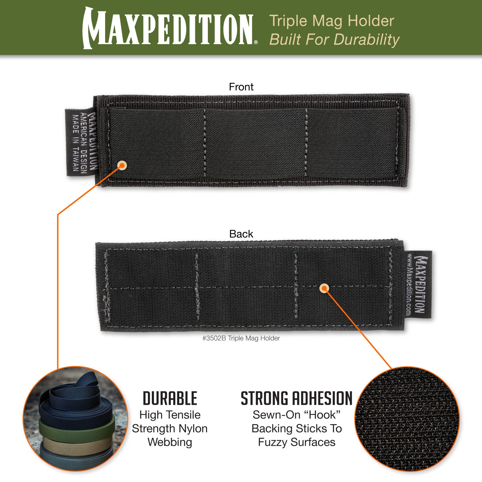 maxpedition-legacy-triple-mag-holder-magazinhalter-schwarz image 4