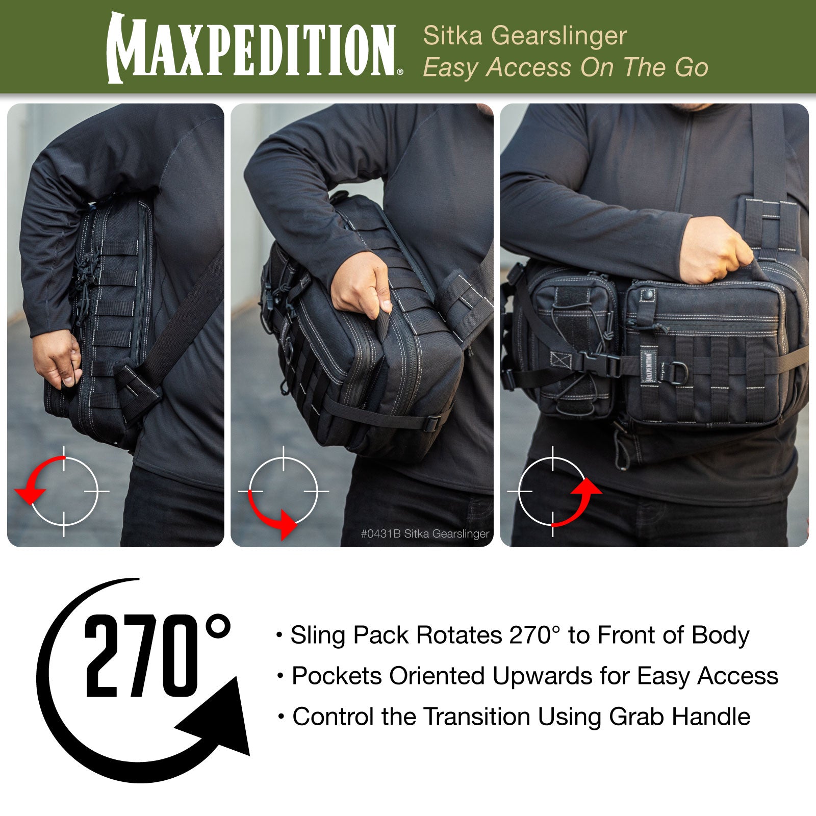 maxpedition-sitka-gearslinger-sling-pack-khaki-15l-laptop image 8
