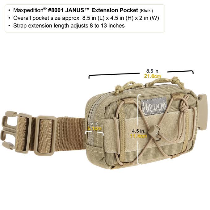 maxpedition-janus-extension-pocket-zusatztasche-schwarz-molle image 7