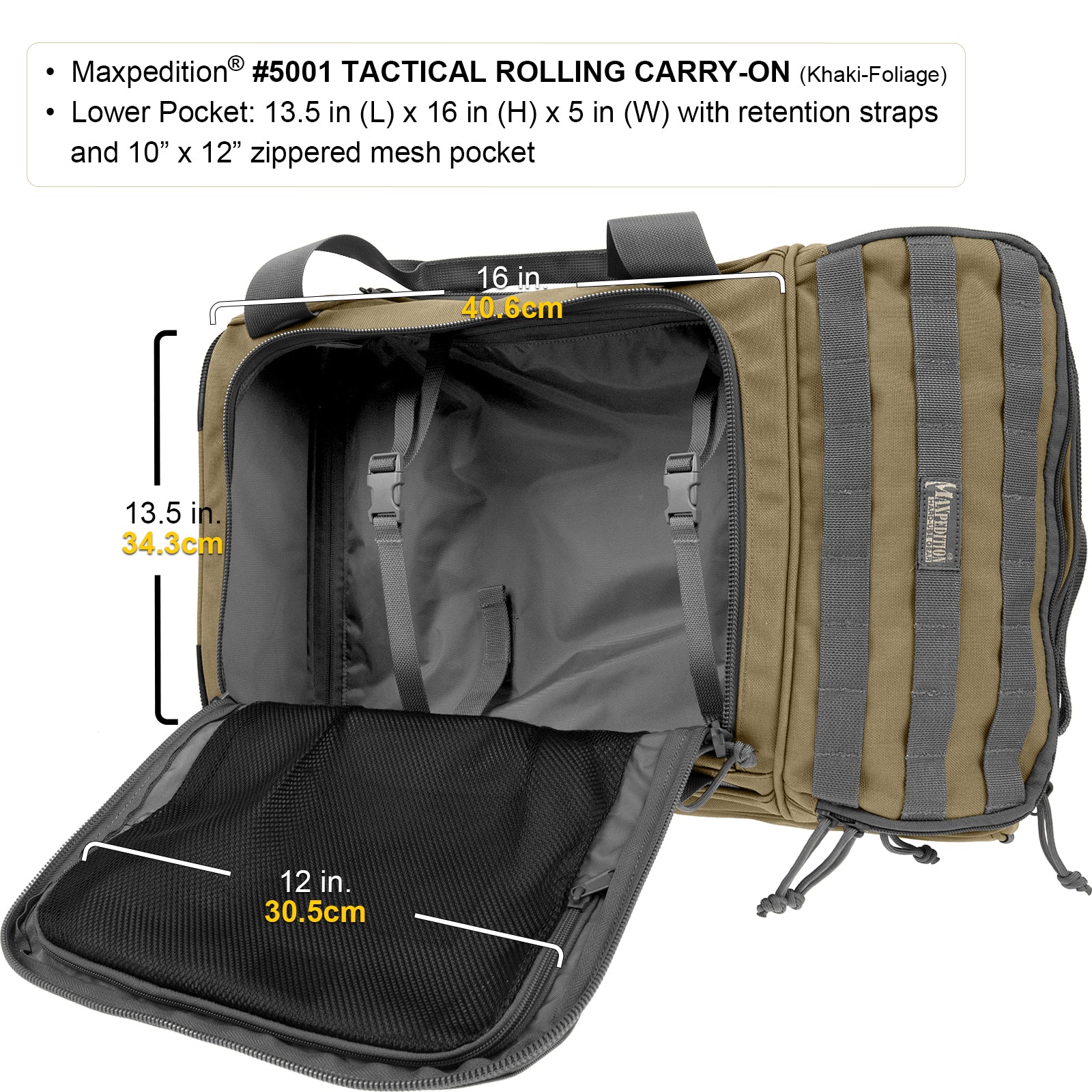 maxpedition-agr-rolling-carry-on-trolley-khaki-foliage image 8