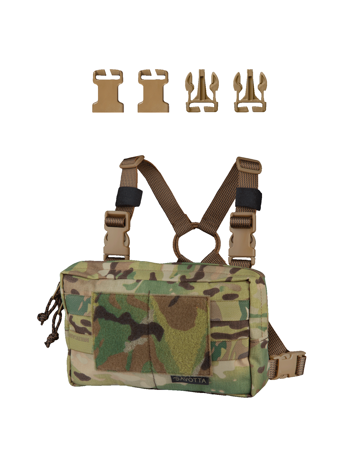 savotta-kahakka-rintamus-chest-pack-gr-n-set-schnallen image 7