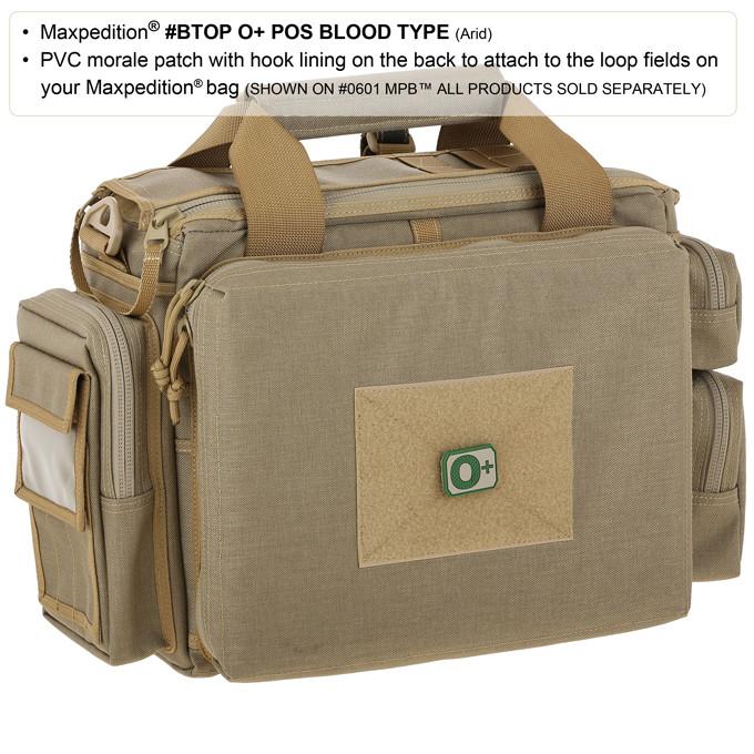 maxpedition-legacy-o-blutgruppen-patch-swat-pvc image 4