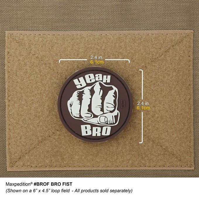 maxpedition-legacy-bro-fist-morale-patch-arid-pvc image 3