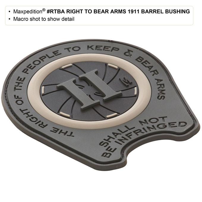 maxpedition-legacy-right-to-bear-arms-morale-patch-swat-pvc image 3