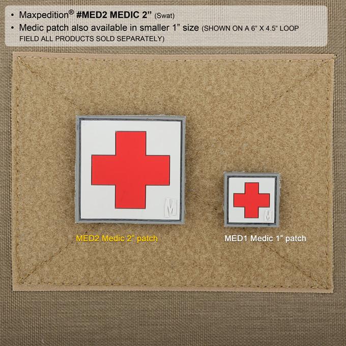 maxpedition-medic-morale-patch-large-pvc-patch-swat-2-zoll image 5