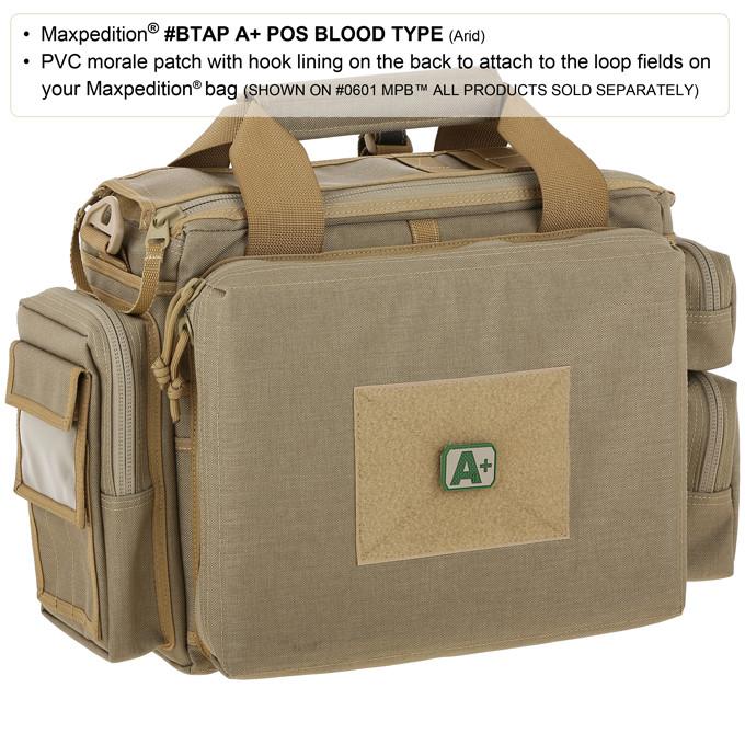 maxpedition-legacy-a-blood-type-morale-patch-swat-pvc image 2