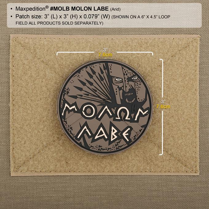 maxpedition-legacy-molon-labe-morale-patch-swat-pvc image 4