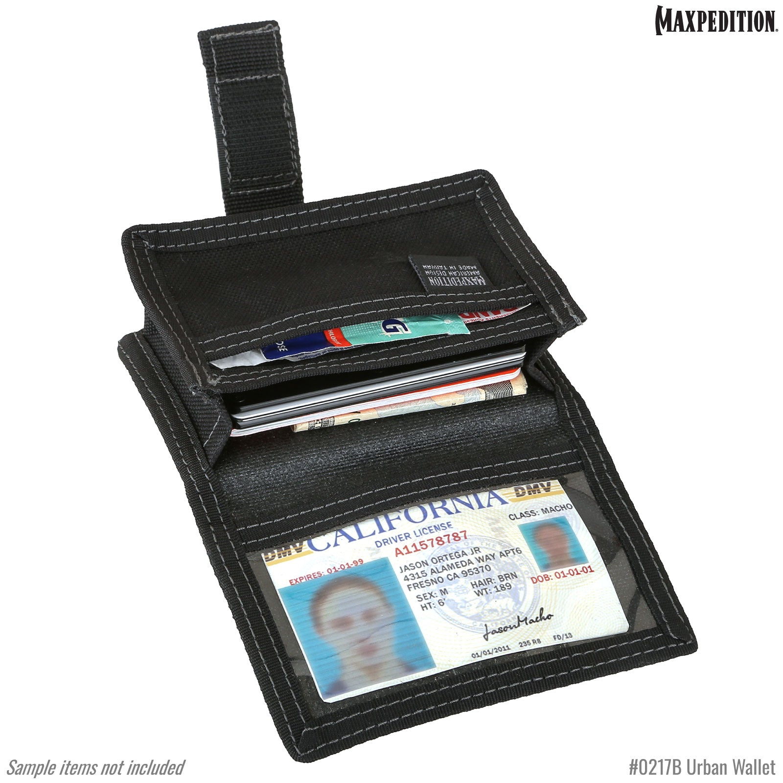 maxpedition-urban-wallet-geldb-rse-schwarz-nylon-kompakt image 6