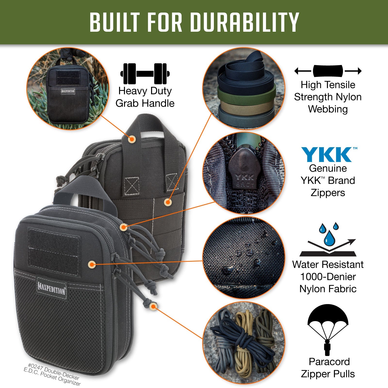 maxpedition-legacy-double-decker-edc-organizer-tasche-schwarz image 5
