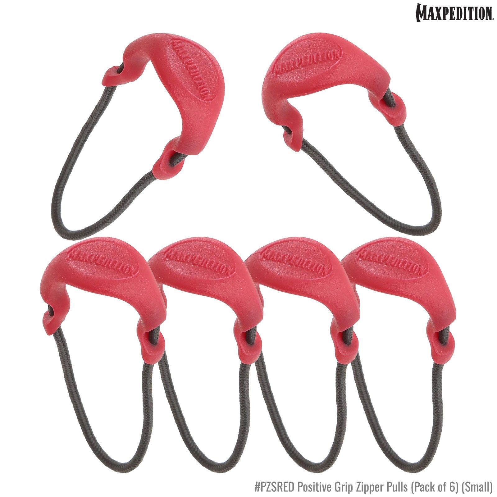 maxpedition-pzs-zipper-pulls-small-reissverschluss-6er-schwarz image 4