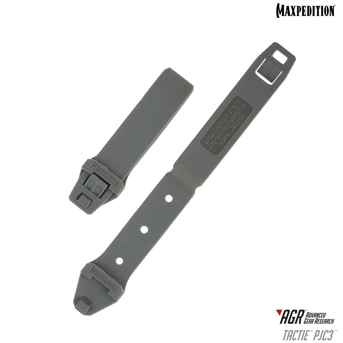 maxpedition-tactie-pjc3-clips-6er-molle-befestigung-grau image 1