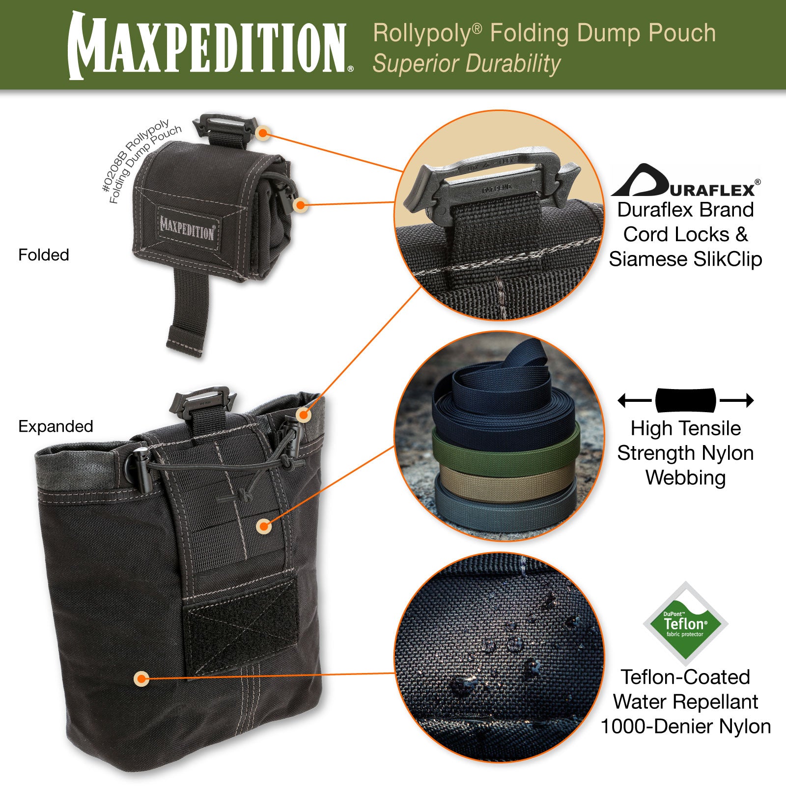 maxpedition-rollypoly-dump-pouch-abwurfsack-black-molle image 8