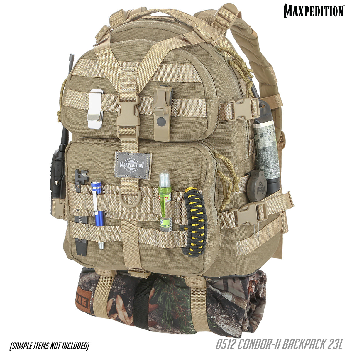 maxpedition-condor-ii-rucksack-23l-taktischer-rucksack-khaki image 7