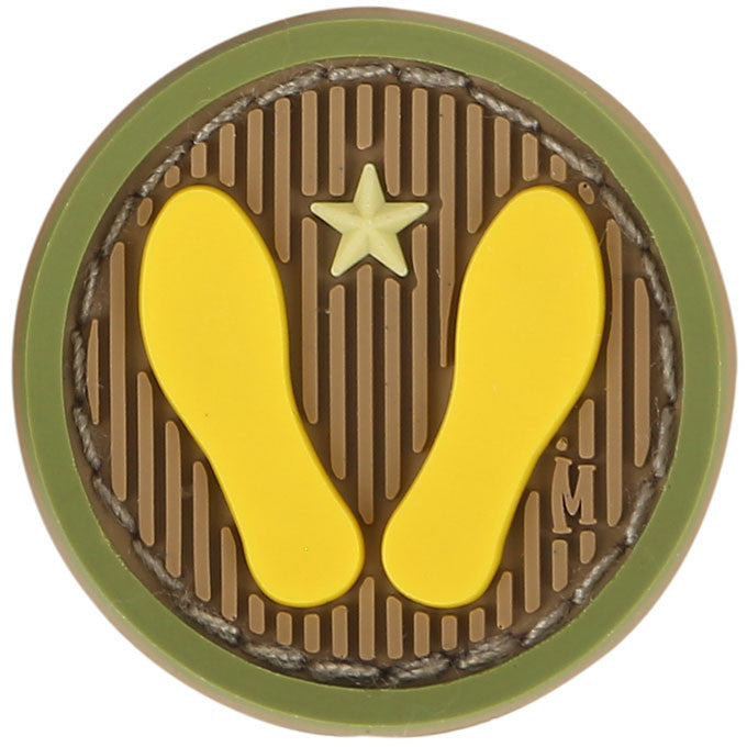 maxpedition-yellow-footprints-patch-full-color-mini-pvc-aufn-her image 3