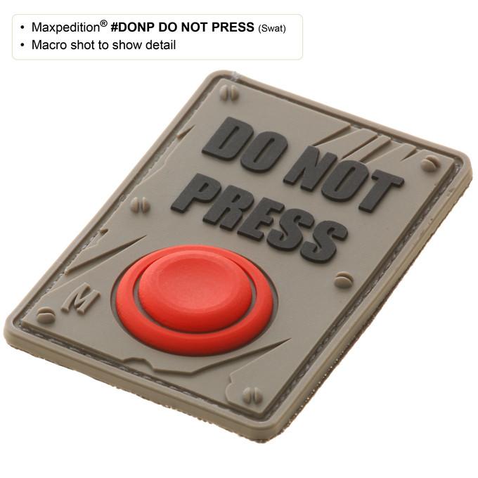 maxpedition-do-not-press-morale-patch-swat-pvc image 3