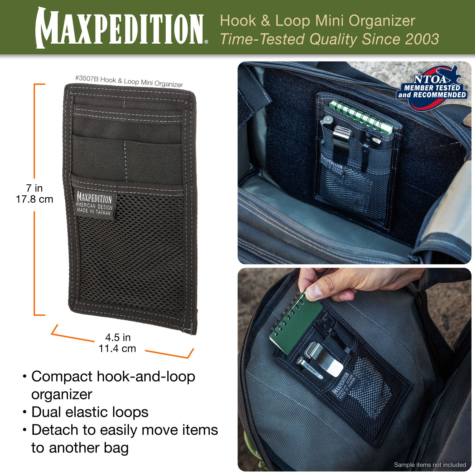 maxpedition-legacy-mini-organizer-klett-pouch-schwarz image 3