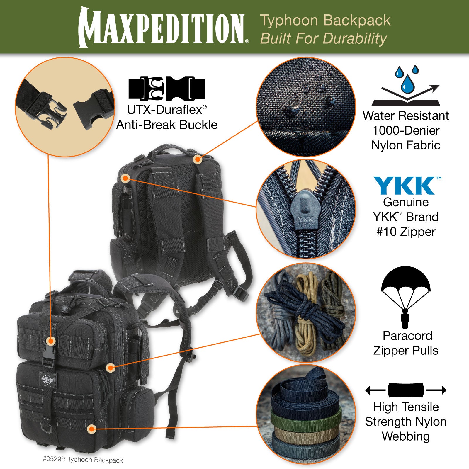 maxpedition-agr-typhoon-rucksack-13l-black-molle image 4