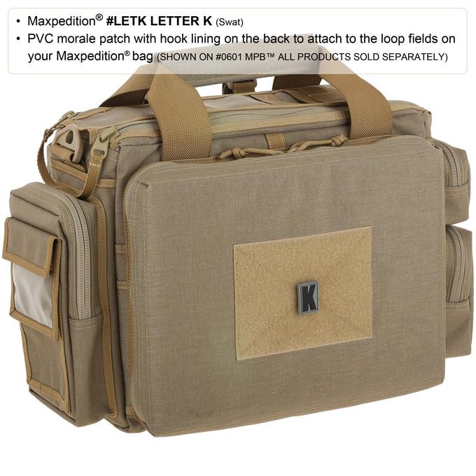 maxpedition-legacy-letter-k-morale-patch-arid-pvc image 2