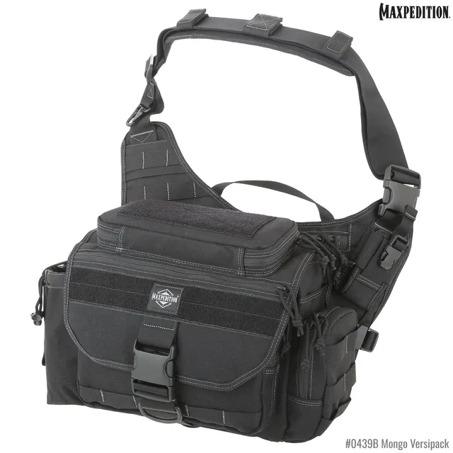 maxpedition-mongo-versipack-schultertasche-schwarz-11-7l image 1