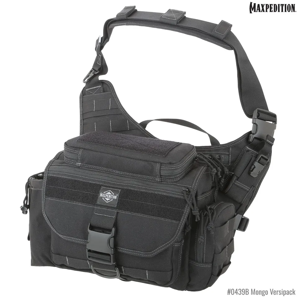 maxpedition-mongo-versipack-schultertasche-schwarz-11-7l image 1