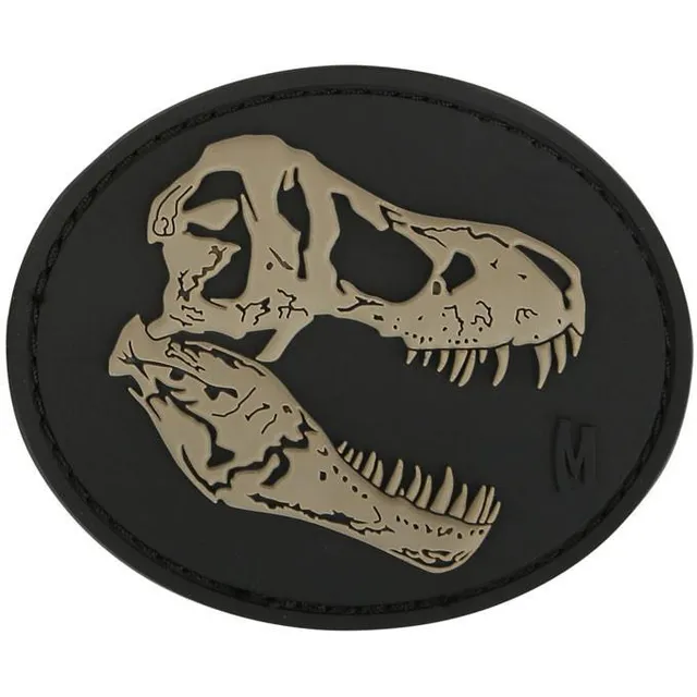 maxpedition-legacy-t-rex-skull-morale-patch-swat-pvc image 1