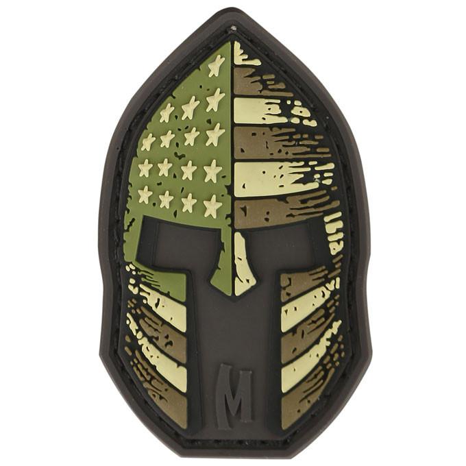 maxpedition-spartan-helmet-morale-patch-full-color-sterne image 3