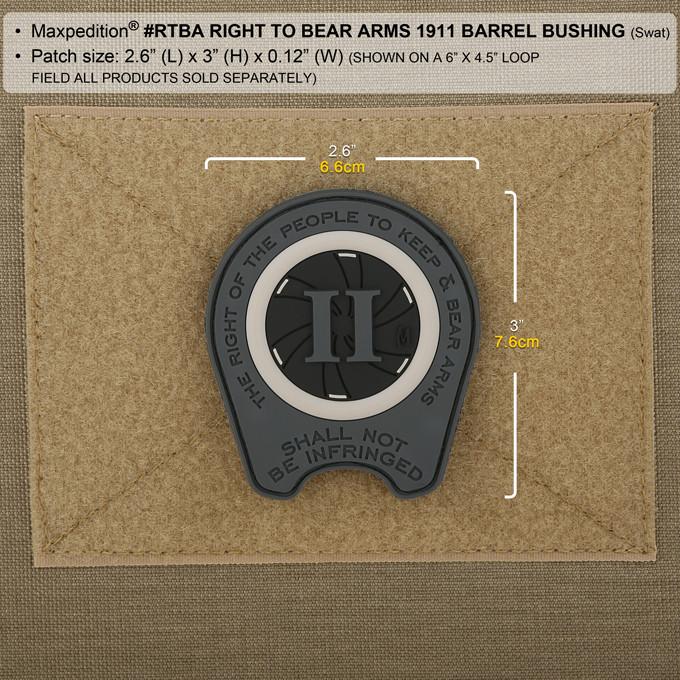 maxpedition-legacy-right-to-bear-arms-morale-patch-swat-pvc image 5