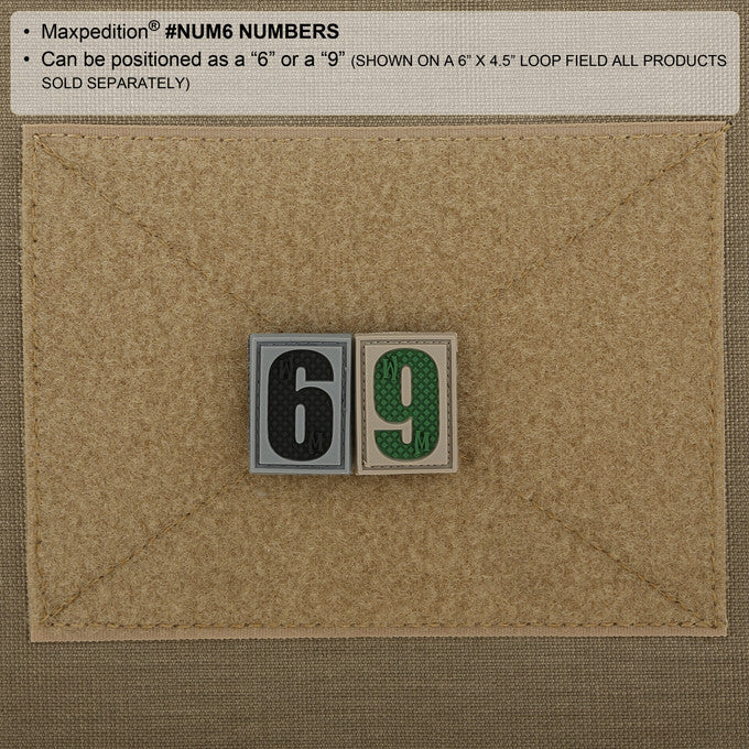 maxpedition-number-6-9-patch-arid-pvc-zahl image 5