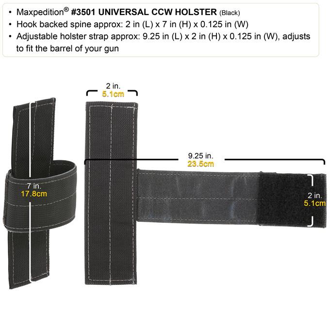 maxpedition-legacy-universal-ccw-holster-pistolenholster-schwarz image 8