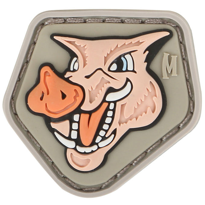 maxpedition-pig-morale-patch-pvc-klett-patch-full-color image 1