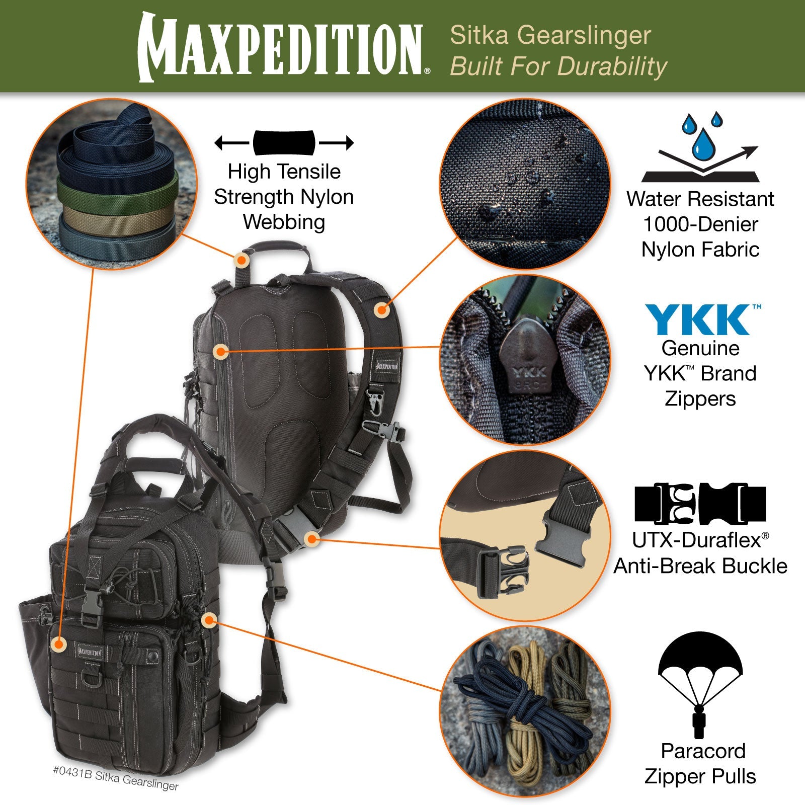 maxpedition-sitka-gearslinger-sling-pack-khaki-15l-laptop image 7