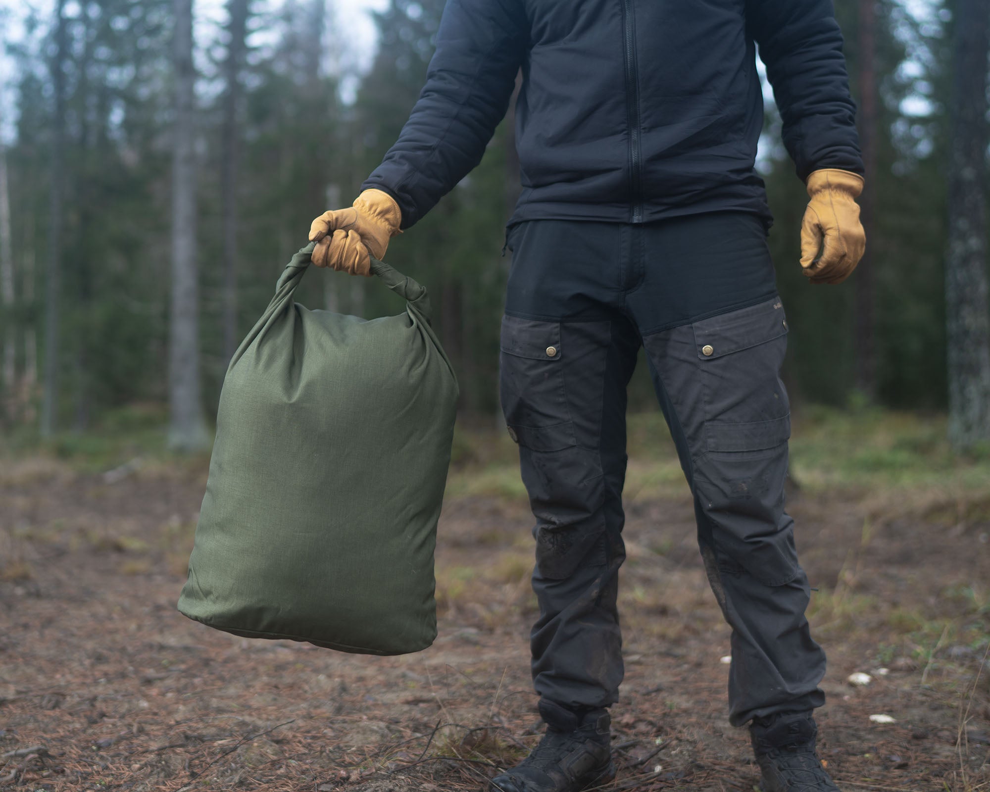 savotta-keikka-rolltop-packsack-40l-gr-n-500d image 3