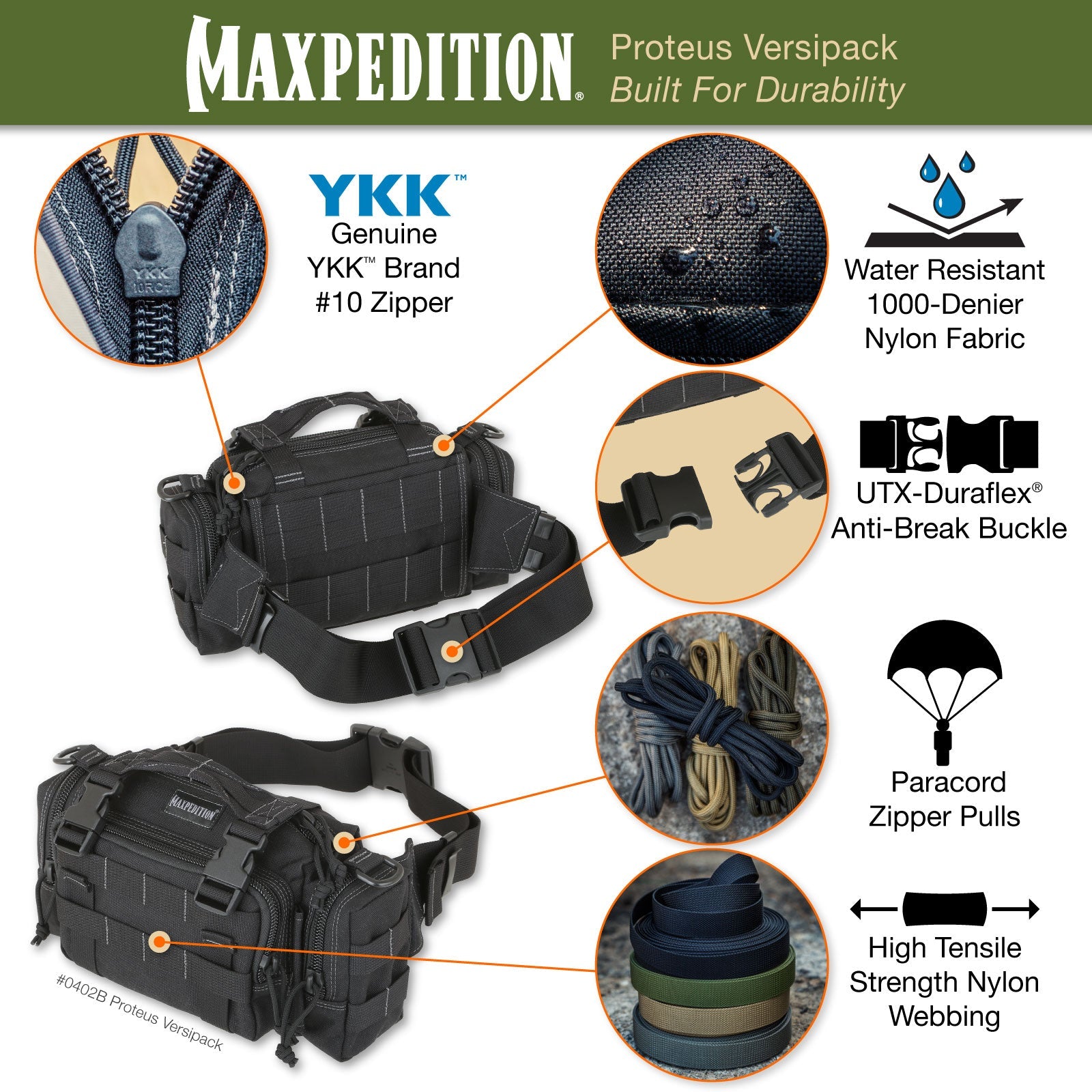 maxpedition-proteus-versipack-h-fttasche-khaki-molle-bauchtasche image 6