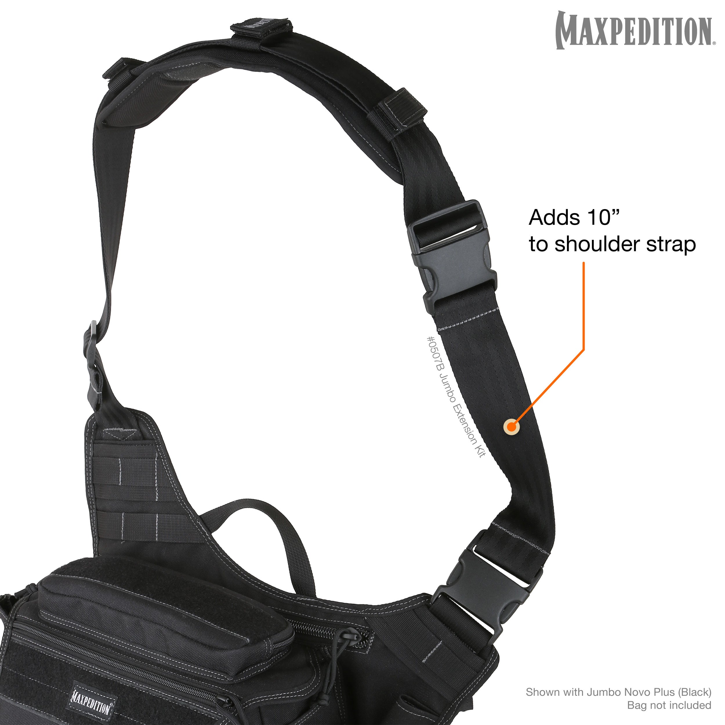 maxpedition-legacy-jumbo-extension-kit-schwarz-25-4-cm image 6