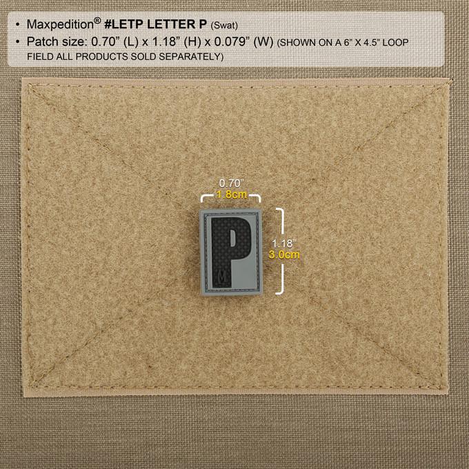 maxpedition-legacy-letter-p-morale-patch-swat image 4