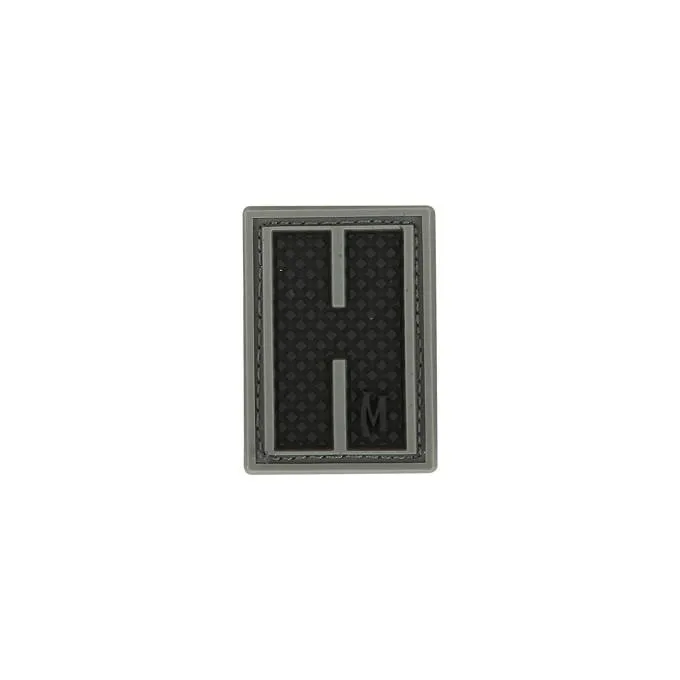 maxpedition-legacy-letter-h-patch-swat-schwarz-pvc image 1