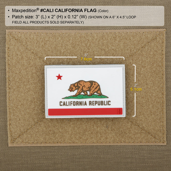 maxpedition-legacy-california-flag-patch-pvc-full-color-klett image 5