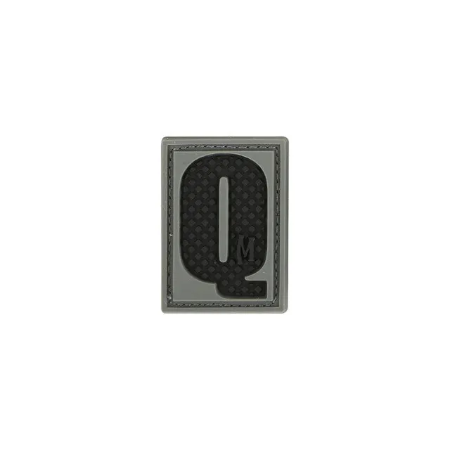 maxpedition-legacy-buchstabe-q-pvc-patch-swat-klett-klein image 1