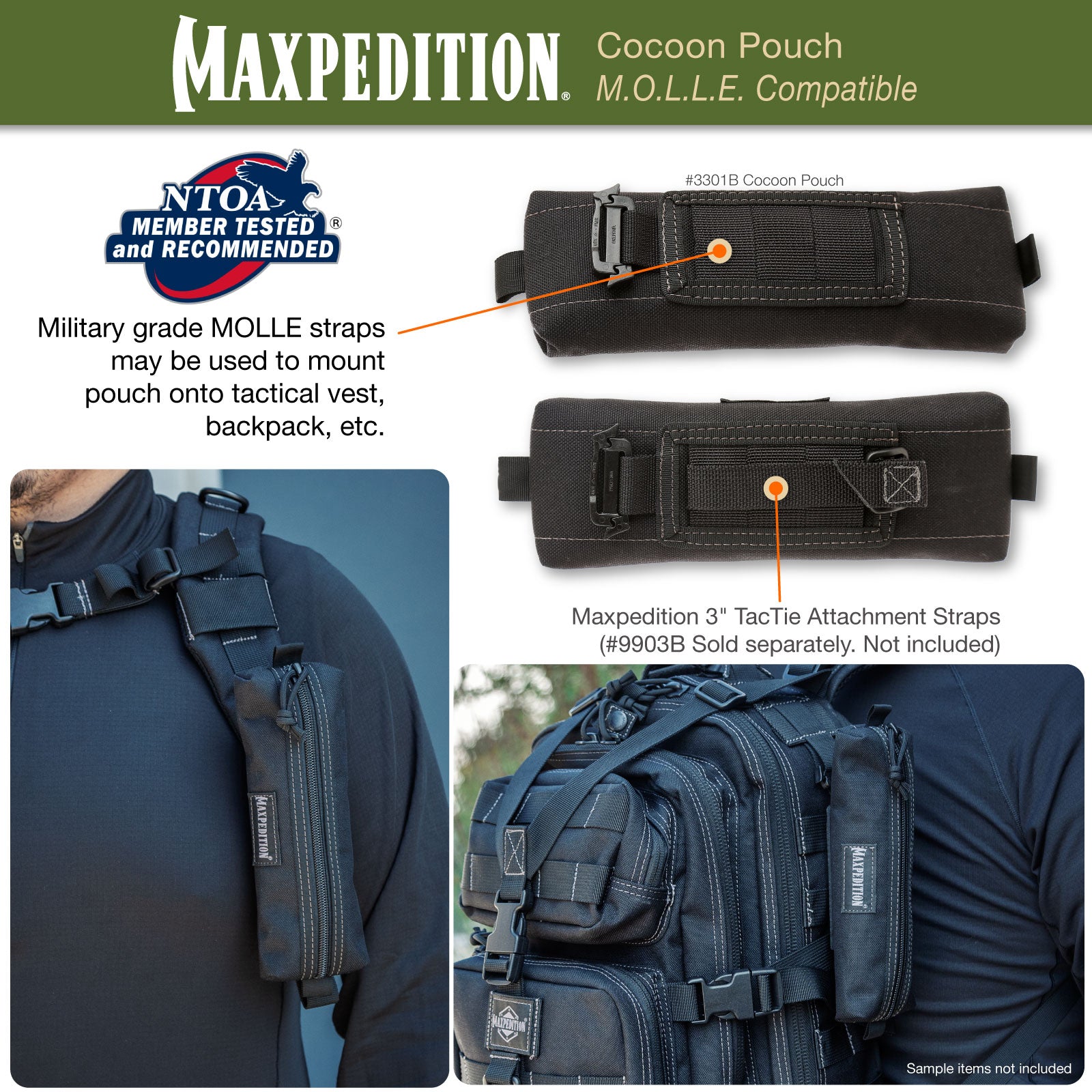maxpedition-cocoon-pouch-molle-tasche-khaki-20cm image 7