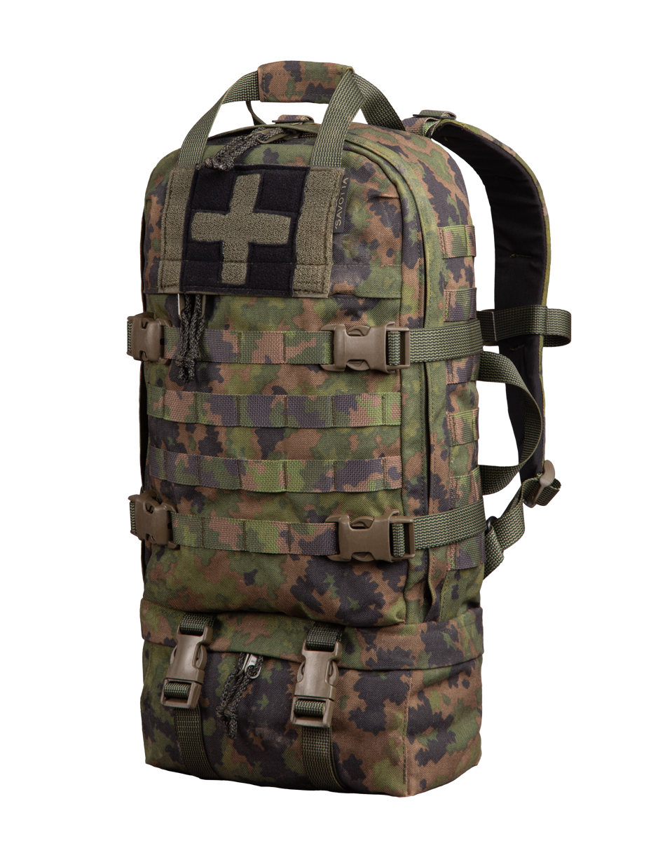 savotta-kahakka-medic-pack-18l-sanit-tsrucksack-m05-woodland-molle image 1