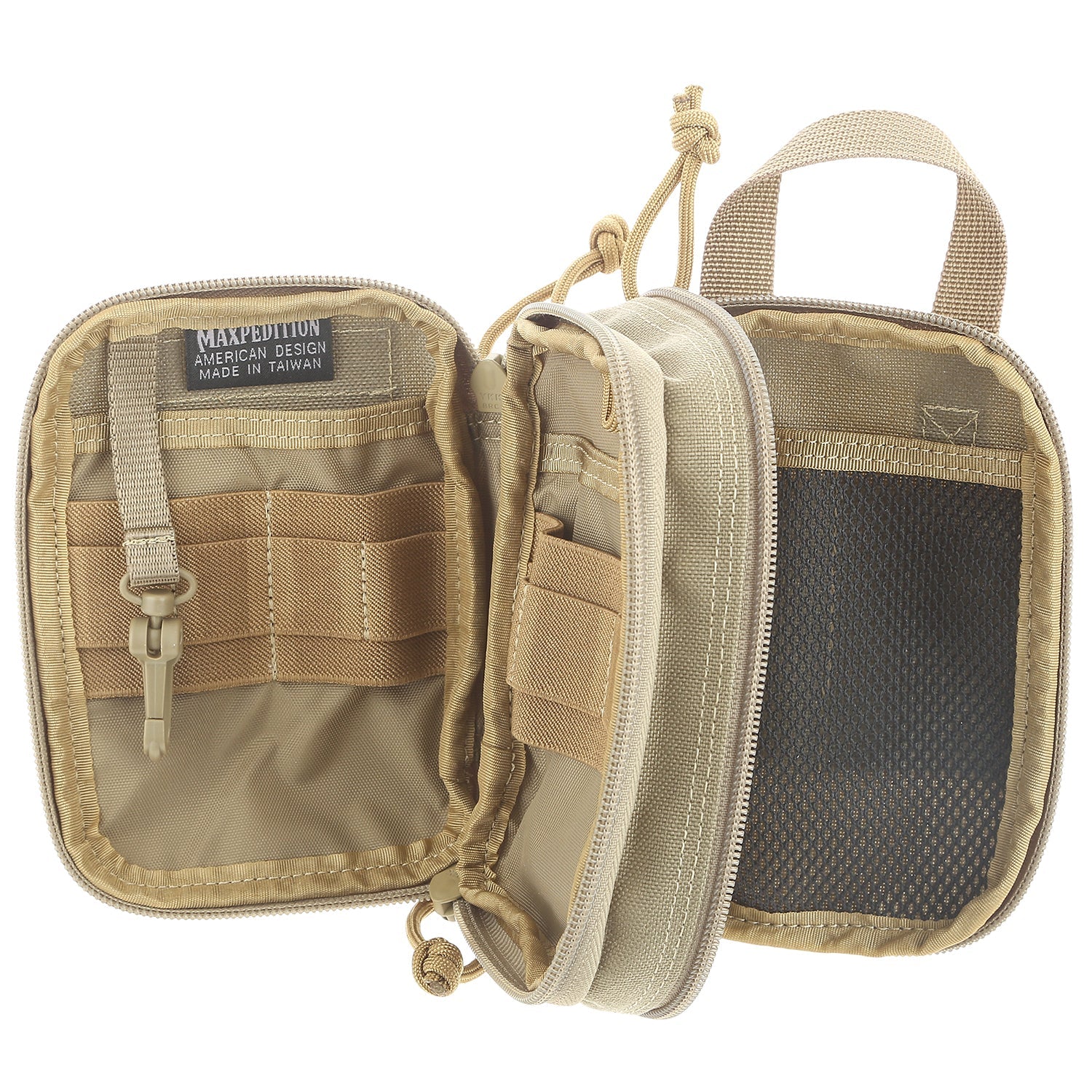 maxpedition-double-decker-mini-pocket-organizer-khaki-molle image 7