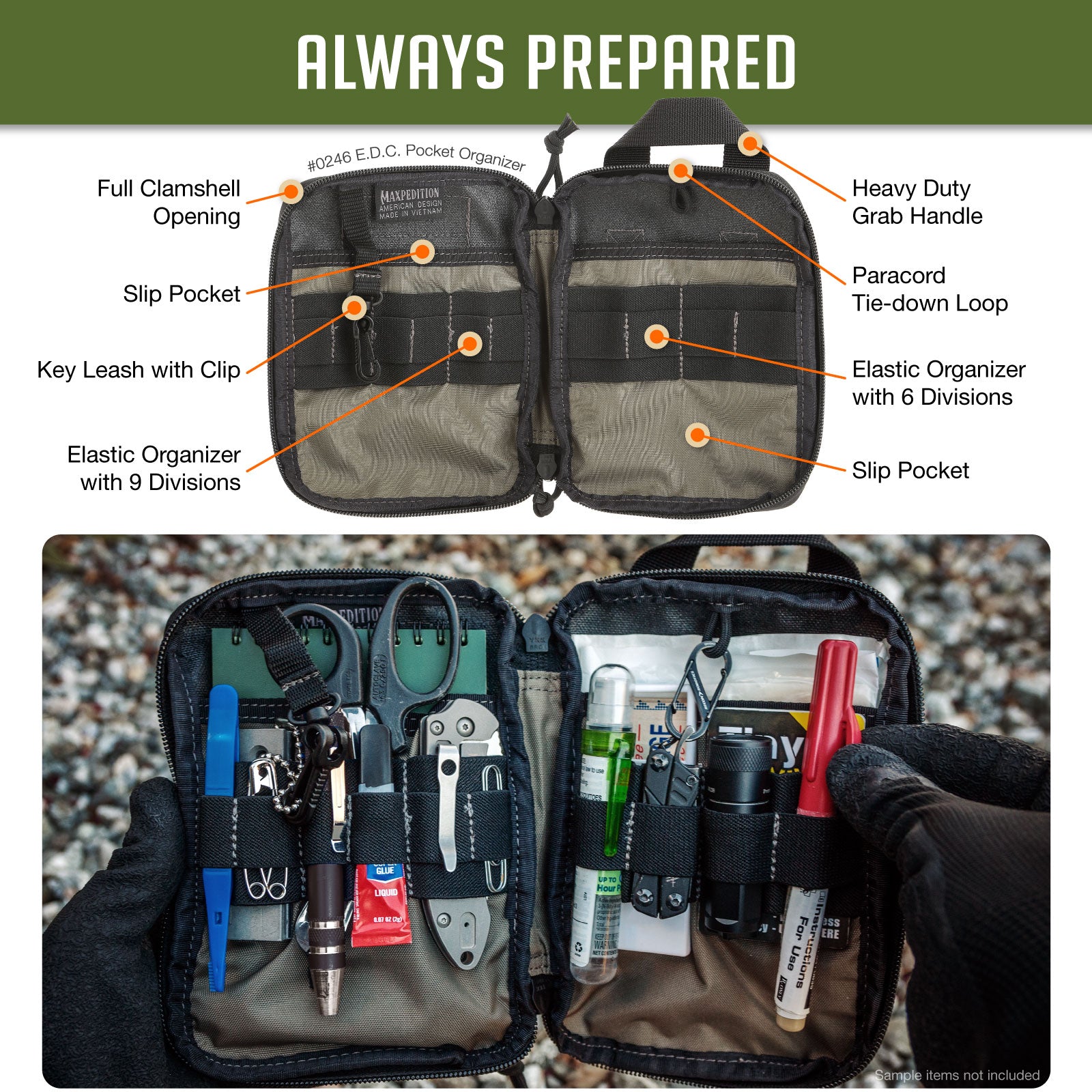 maxpedition-legacy-edc-pocket-organizer-khaki-1050d image 8