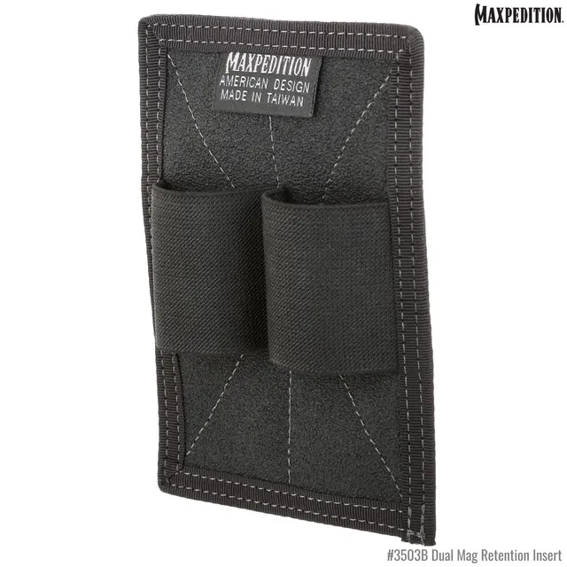 maxpedition-dual-mag-retention-insert-magazinhalter-schwarz image 1