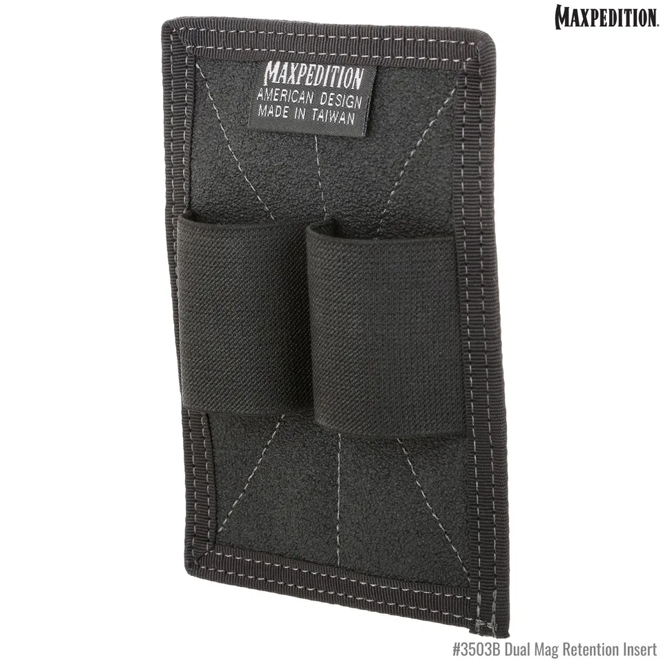 maxpedition-dual-mag-retention-insert-magazinhalter-schwarz image 1